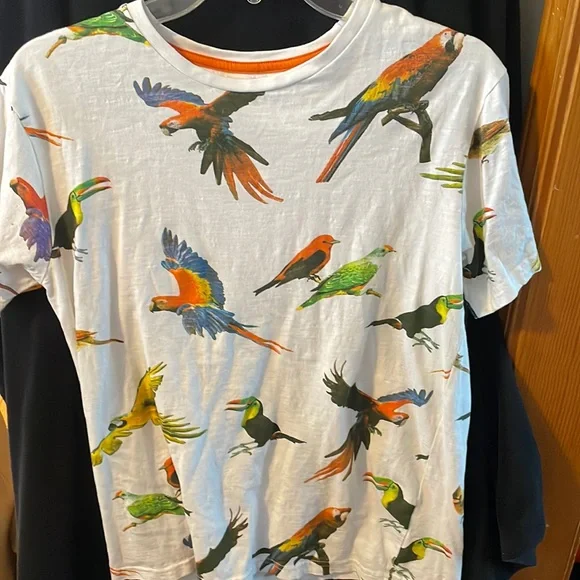 Mens Small Cactus Man T-Shirt | Color: Orange/White | Size: S | Pm-12840872's Closet